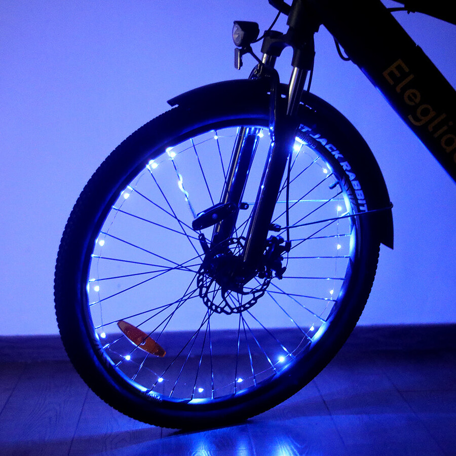 luces azules para ruedas de bicicleta 2 unidades sin batería