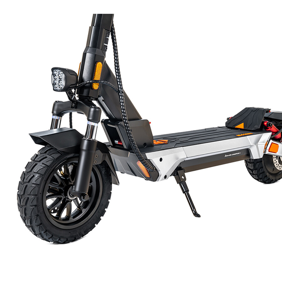patinete eléctrico kukirin m4 max con suspensión profesional y acabado metálico